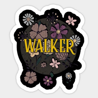 Aesthetic Proud Name Walker Flowers Anime Retro Styles Sticker